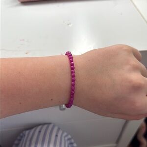 Elegant Pink Beaded Bracelet